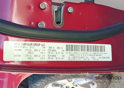 2014 Ram 1500 Big Horn из США, поврежденный, VIN 1C6RR7LT3ES394673